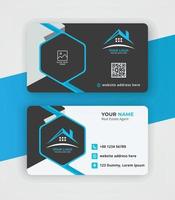 Modern business card design template vector