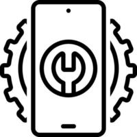 line icon for functional vector