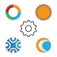 Gear Logo Template vector icon illustration design