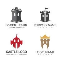 Castle Logo Template vector symbol  icon design