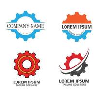 Gear Logo Template vector icon illustration design