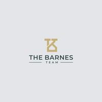letter KB logo design. Creative, Premium Minimal emblem design template. vector