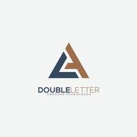 business letter gradient logo vector