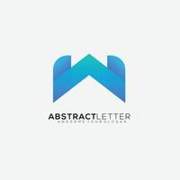 letter w design vector logo illustration