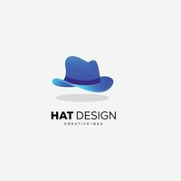 hat blue design logo colorful icon illustration vector