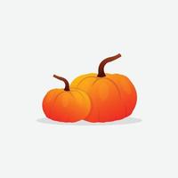 pumpkin design illustration gradient color vector