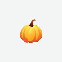 pumpkin fruit design illustration gradient color vector