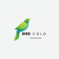 icono de logotipo colorido degradado de diseño de salto de ardilla vector