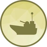 Vessel Low Poly Background Icon vector