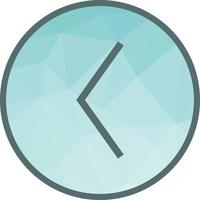 Arrow Left Low Poly Background Icon vector
