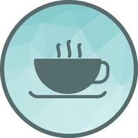 Coffee Cup Low Poly Background Icon vector