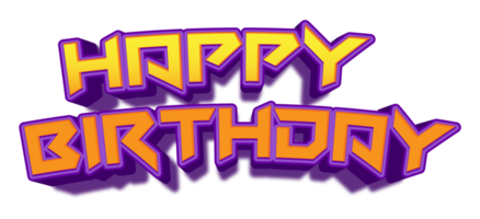 birthday wishes happy celebrations glitter purple golden colorful joy event eve png