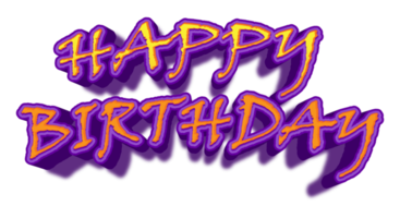 compleanno auguri contento celebrazioni luccichio viola d'oro colorato gioia evento vigilia png