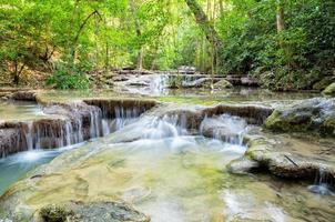 Erawan waterfall in Thailand photo