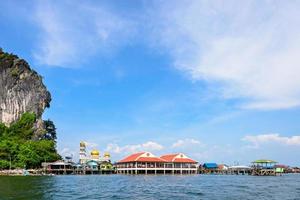 Koh Panyee or Punyi island in summer photo