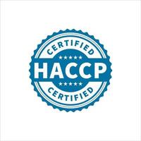 haccp - análisis de peligros y puntos críticos de control vector de oro