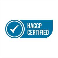 haccp - análisis de peligros y puntos críticos de control vector de oro