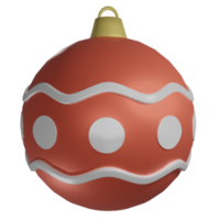 3D christmas ball ornament png