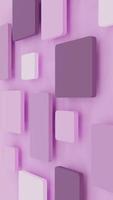 Purple background in the style of minimalism 3D illustration. photo