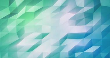 Abstract moving triangles green low poly digital futuristic. Abstract background photo