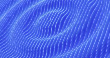 Abstract blue waves streaks circles of particles and dots futuristic rhythmic glowing magic energy. Abstract background photo