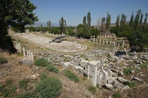 Pool in Aphrodisias Ancient City in Aydin, Turkiye photo