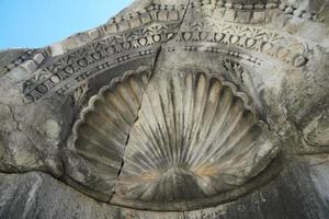 Artifact in Theatre of Perge Ancient City in Antalya, Turkiye photo