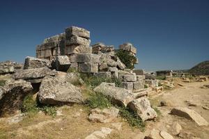 Tomb at Hierapolis Ancient City, Pamukkale, Denizli, Turkiye photo