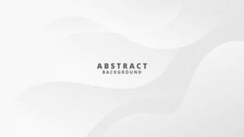 Abstract White Fluid Wave Background vector