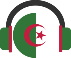 algerien kopfhörer flagge. png