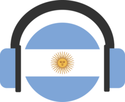 argentina hörlurar flagga. png