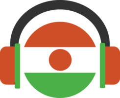 Niger koptelefoon vlag. png