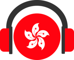 Hongkong-Kopfhörer-Flagge. png