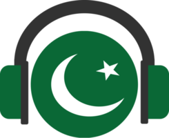 pakistan hörlurar flagga. png