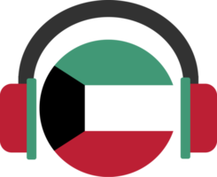 kuwait hörlurar flagga. png