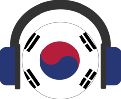 zuiden Korea koptelefoon vlag. png