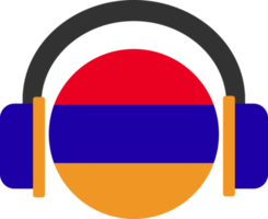 armenia hörlurar flagga. png