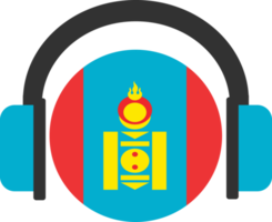 mongolei kopfhörer flagge. png