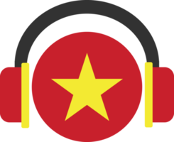 Vietnam koptelefoon vlag. png