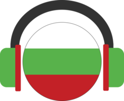 Bulgaria headphone flag. png