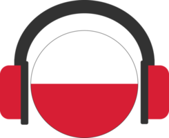 Poland headphone flag. png