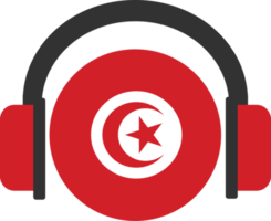 tunisien hörlurar flagga. png