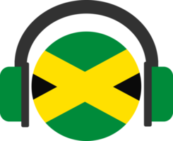 jamaica hörlurar flagga. png