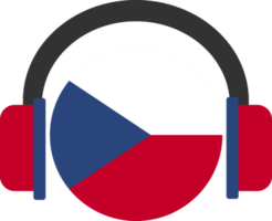 Czech headphone flag. png