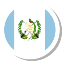 forme de cercle de drapeau du guatemala, icône de drapeau. png