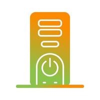 Cpu Tower Vector Icon