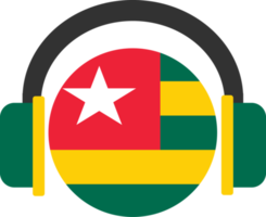 Togo hörlurar flagga. png