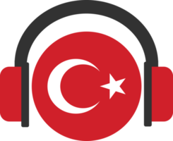 Turkey headphone flag. png