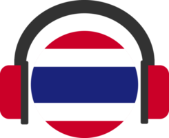 Thailand-Kopfhörer-Flagge. png