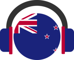 New Zealand headphone flag. png